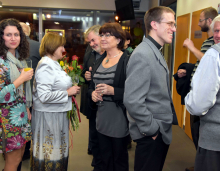 Vernisáž výstavy s názvem Moje Lysá modelka